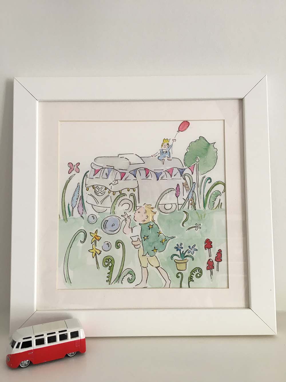 framed secret garden